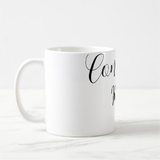 Congrats graduate name simple minimal year class コーヒーマグカップ