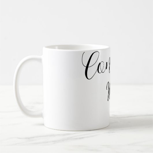 Congrats graduate name simple minimal year class コーヒーマグカップ (左)