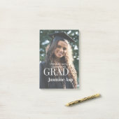 Congrats graduate name university name class 20XX ポストイット (デスク上)