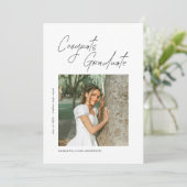 Congrats Graduate Photo Graduation Announcement 案内状 (スタンド正面)