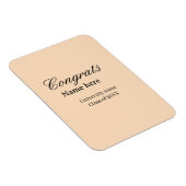 Congrats graduate university name class of 20XX na マグネット (右側)