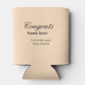 Congrats graduate university name class of 20XX na 缶クーラー (裏面)