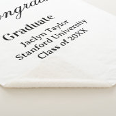 Congrats graduation name university name class of  シェルパブランケット (3/4)