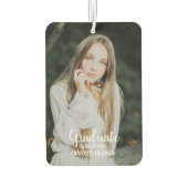 Congrats Graduation Photo カーエアーフレッシュナー (裏面)