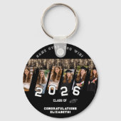 Congrats Name Party Graduation Class Off.. Favor キーホルダー (正面)