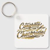 Congrats on passing your checkride! キーホルダー (正面)