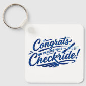 Congrats on passing your checkride! キーホルダー (正面)
