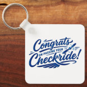 Congrats on passing your checkride! キーホルダー (正面)