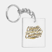 Congrats on passing your checkride! キーホルダー (正面左)