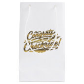 Congrats on passing your checkride! スモールペーパーバッグ (正面)