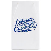 Congrats on passing your checkride! スモールペーパーバッグ (裏面)