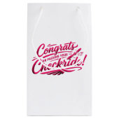 Congrats on passing your checkride! スモールペーパーバッグ (裏面)