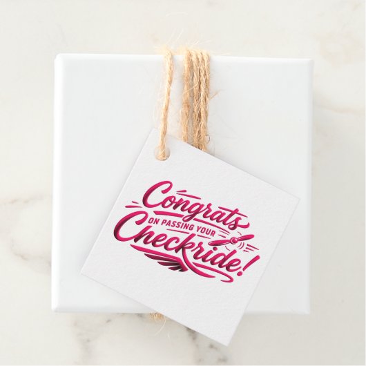 Congrats on passing your checkride! フェイバータグ (インサイチュ)