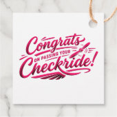 Congrats on passing your checkride! フェイバータグ (裏面)