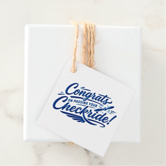 Congrats on passing your checkride! フェイバータグ (インサイチュ)