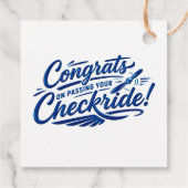 Congrats on passing your checkride! フェイバータグ (裏面)