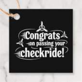 Congrats on passing your checkride! フェイバータグ (正面)