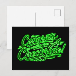 Congrats on passing your checkride! ポストカード
