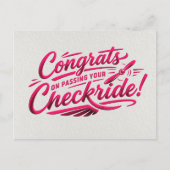 Congrats on passing your checkride! ポストカード (正面)
