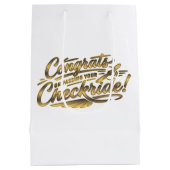 Congrats on passing your checkride! ミディアムペーパーバッグ (裏面)