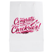 Congrats on passing your checkride! ミディアムペーパーバッグ (裏面)