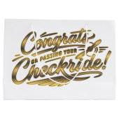 Congrats on passing your checkride! ラージペーパーバッグ (裏面)