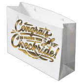 Congrats on passing your checkride! ラージペーパーバッグ (裏面アングル)