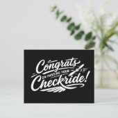 Congrats on passing your checkride! postcard ポストカード (スタンド正面)