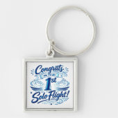 Congrats on your 1st solo flight キーホルダー (正面)