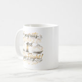 Congrats on your 1st Solo Flight コーヒーマグカップ (正面左)