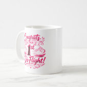 Congrats on your 1st Solo Flight コーヒーマグカップ (正面左)