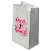 Congrats on your 1st Solo Flight! スモールペーパーバッグ (裏面アングル)