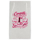 Congrats on your 1st Solo Flight! スモールペーパーバッグ (正面)