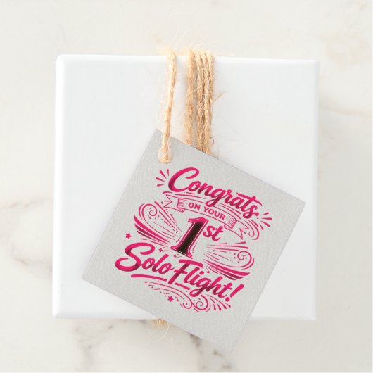Congrats on your 1st Solo Flight! フェイバータグ (インサイチュ)