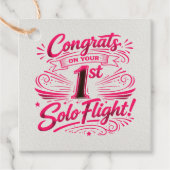 Congrats on your 1st Solo Flight! フェイバータグ (正面)