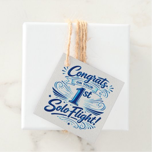 Congrats on your 1st Solo Flight! フェイバータグ (インサイチュ)