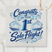 Congrats on your 1st Solo Flight! フェイバータグ (裏面)