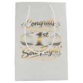 Congrats on your 1st Solo Flight ミディアムペーパーバッグ (正面)