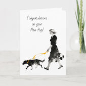 Congrats on your New Pup! New Dog カード (正面)