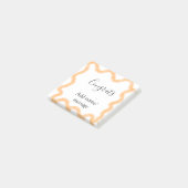 Congrats orange spiral Spanish border boho retro n ポストイット (アングル)