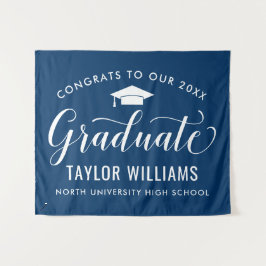 Congrats to Our 2023 Graduate Navy Graduation タペストリー