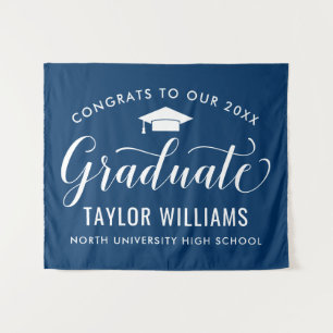 Congrats to Our 2023 Graduate Navy Graduation タペストリー