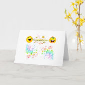 Congratulations_カード カード (黄色い花)