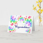 Congratulations_カード カード (黄色い花)