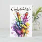 CONGRATULATIONS  招待状 (スタンド正面)