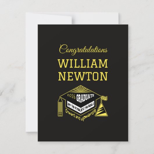 Congratulations, 2026 Graduate! 案内状 (正面)