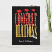 Congratulations 2026 Graduation  カード (正面)