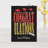 Congratulations 2026 Graduation  カード (黄色い花)