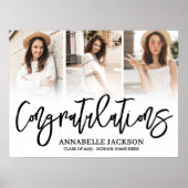 Congratulations 3 Photo Graduation ポスター (正面)