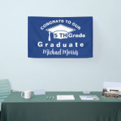 Congratulations 5th Grade Graduation Blue 横断幕 (トレードショー)